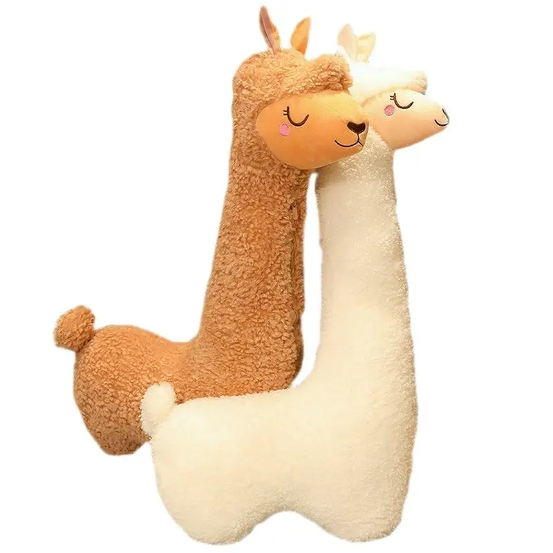 

1.3M Giant Alpaca Plush Toy Stuffed Liama Sheep Maternity Throw Pillow Cute Bed Nap Sleeping Pillow Legging Cushion Gift for Boy