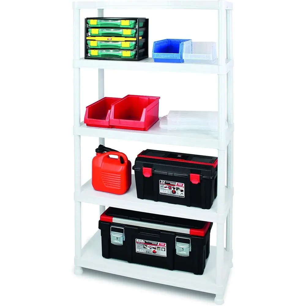 White 945-Unit Plastic Shelving System