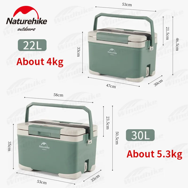 

Naturehike 22L/30L Cooler Box Outdoor Picnic Large Capacity Storage Food PP Insulation Camping Travel Accessories Gift Ice Bag