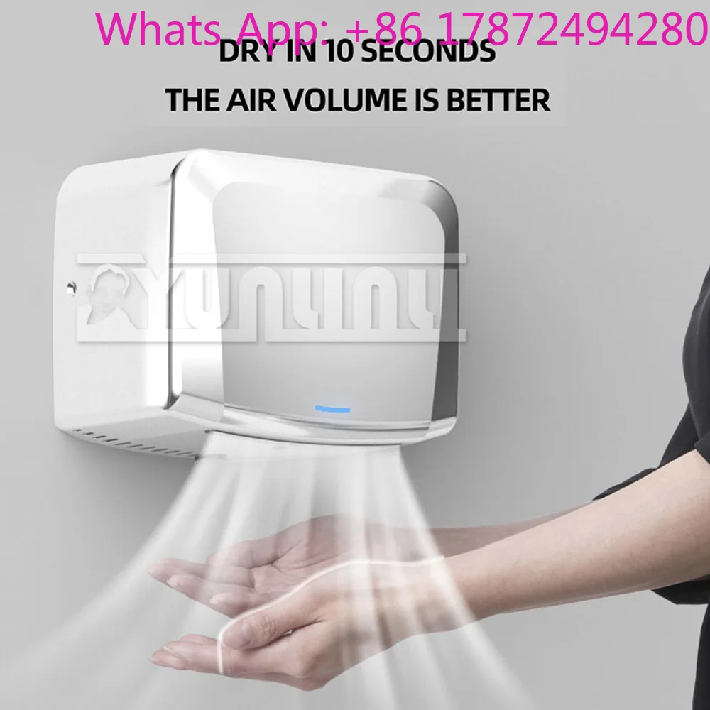 Hotel Electric Dryer Calienta Manos Automatic Stainless Steel Electric Hands Drying Machine