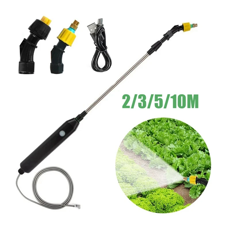 Electric Plant Sprayer Watering Spray Wand Rechargeable Garden Sprayer Plant Mister Sprayer Lawn Weeds Plants,10 Meter