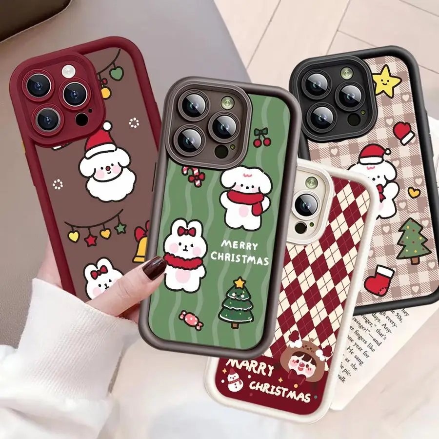 Christmas Cartoon Case for RealmeNarzo50 GT3 C67 GT Master C55 C53 C31 C20 C15 C30 C35 C33 C21Y C21 C12 12 11 8S 8i 7i 8 Cover