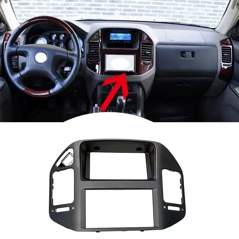 

Приборная панель автомобиля, вентиляционное отверстие для кондиционера, рамка для Mitsubishi Pajero V73 V75 V77