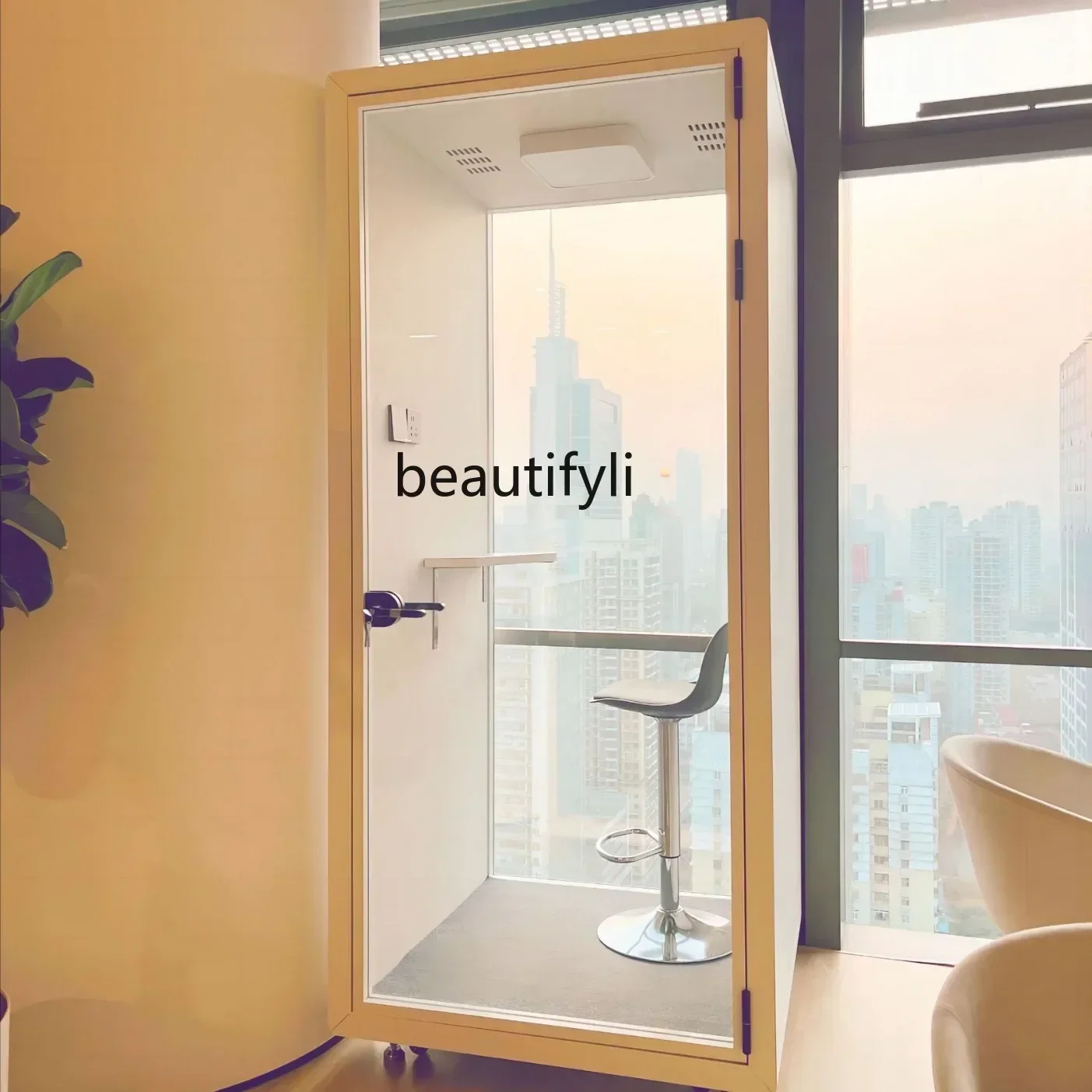 

53cqySoundproof compartment Phone booth Shared office Silent compartment, negotiation cabin, mobile soundproof room