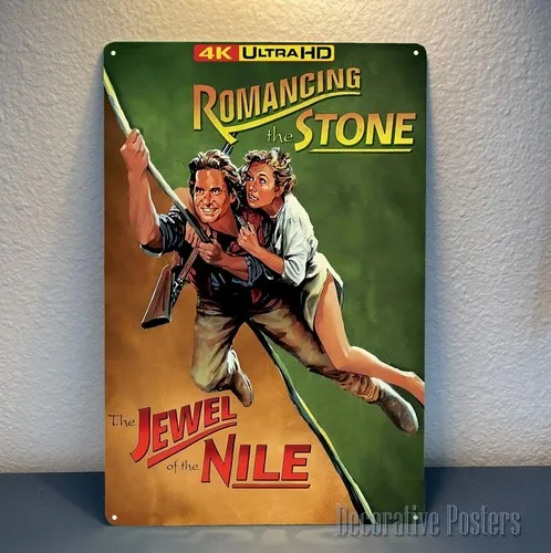 the jewel of nile Movie Metal Poster - Sign Size:  ()