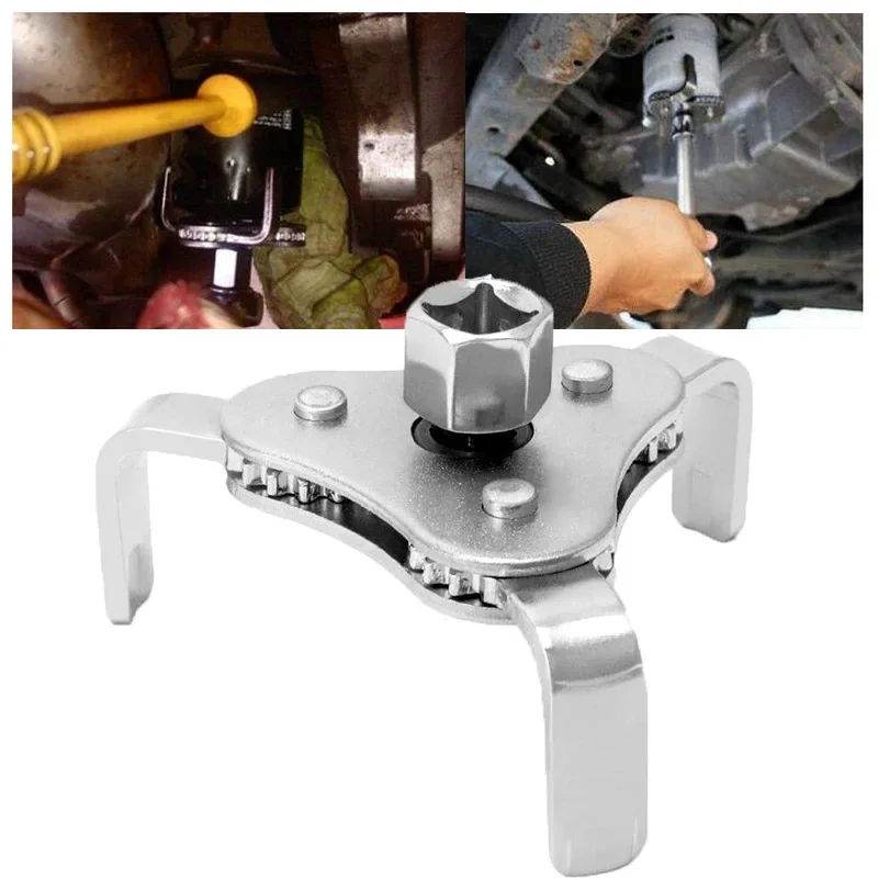 

New universal flat three claw oil grid disassembly tool for automobiles Three filter wrench Filter