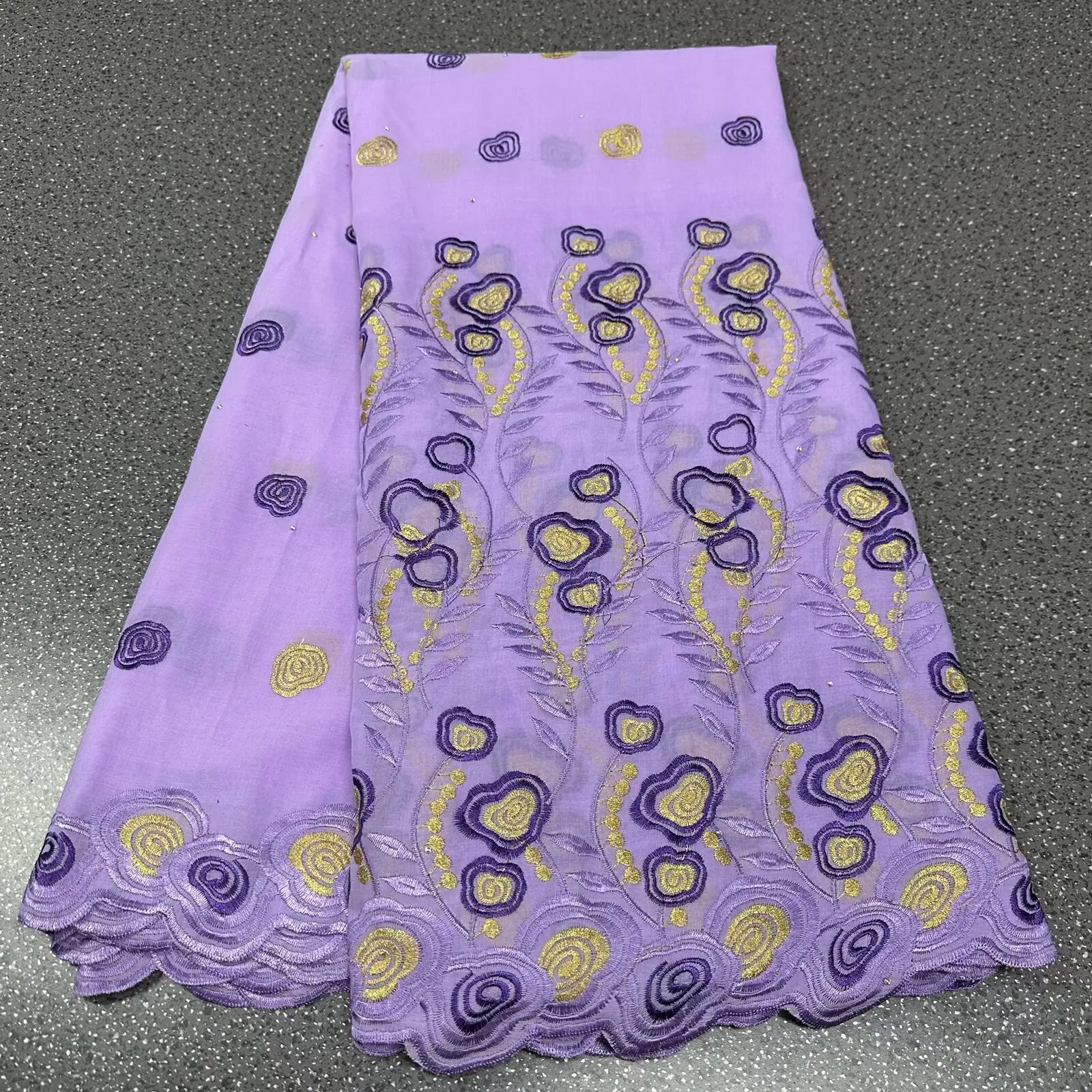 

2025 New Cotton African French Nigerian High End Swiss Lace Fabric for Embroiderg Wedding Party Bride Sewing Dress