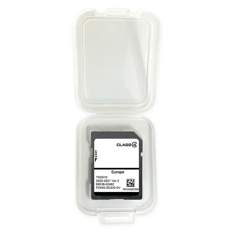 Navigation SAT NAV Map SD Card 2021 Version2 for TNS510 UK Europe Sockets for Toyota with Free Anti Fog Flim