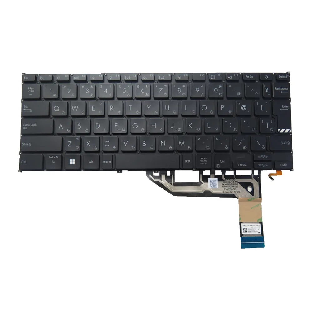 

Laptop Keyboard For ASUS 9Z.NMDBQ.00J NSK-UAK0BQ 0J AEZJ2J01010 Japanese JP With Backlit Black