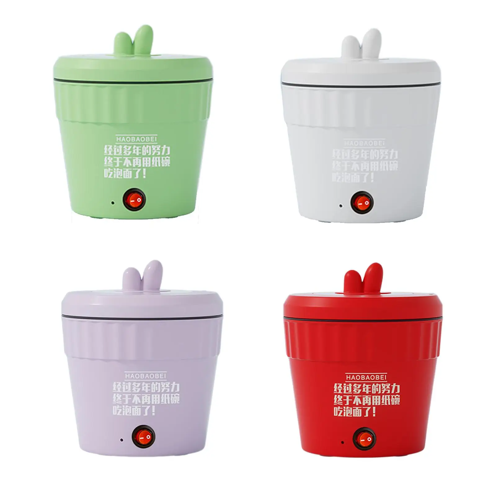 หม้อหุงข้าวไฟฟ้ามัลติฟังก์ชั่นแบบพกพาซุปนึ่งกระทะทําความร้อนสําหรับข้าวผัด