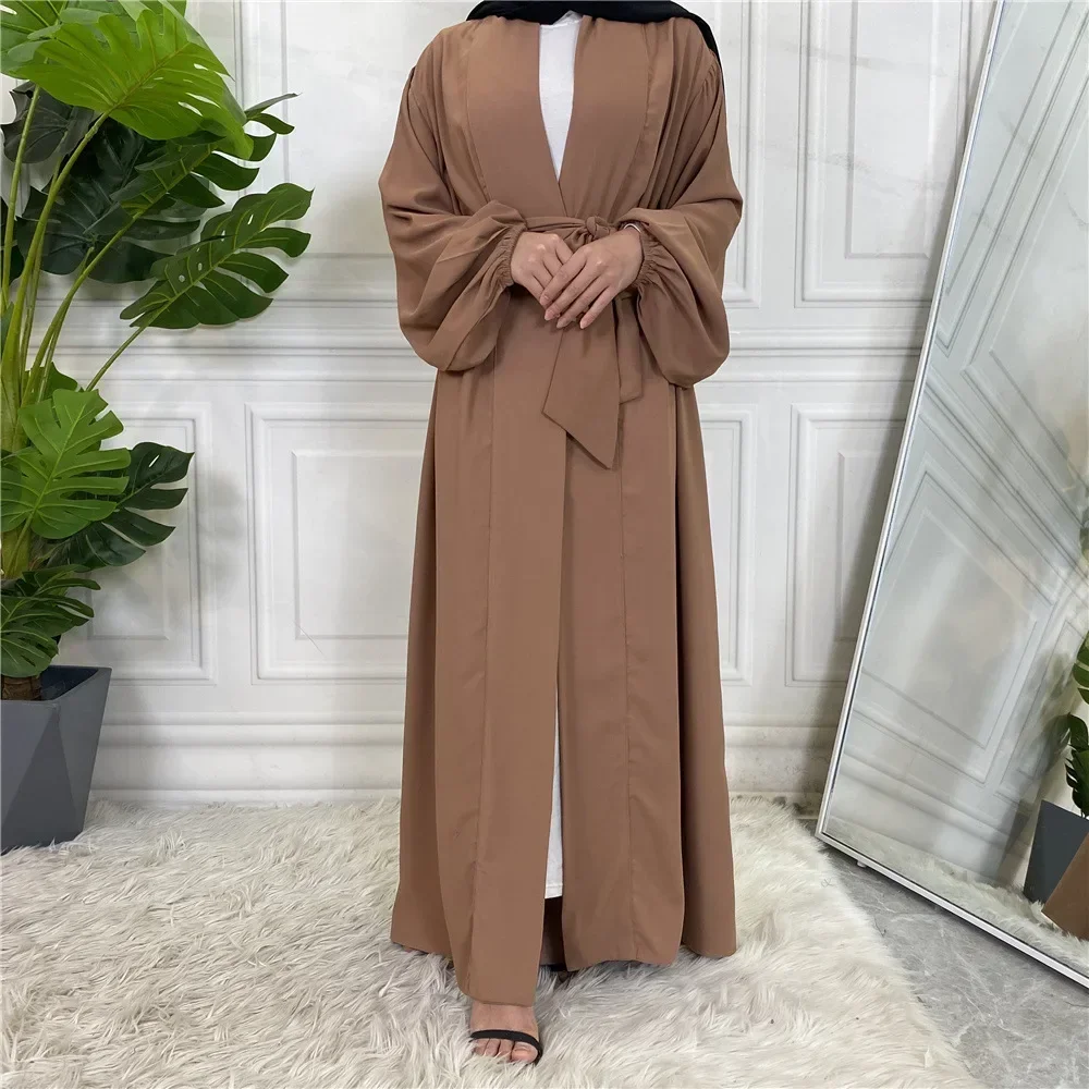 

Abaya Kimono Kaftan Dubai Islam Muslim Hijab Dress Open Abayas Caftan Marocain Qatar Oman Turkey Clothing For Women Robe Femme