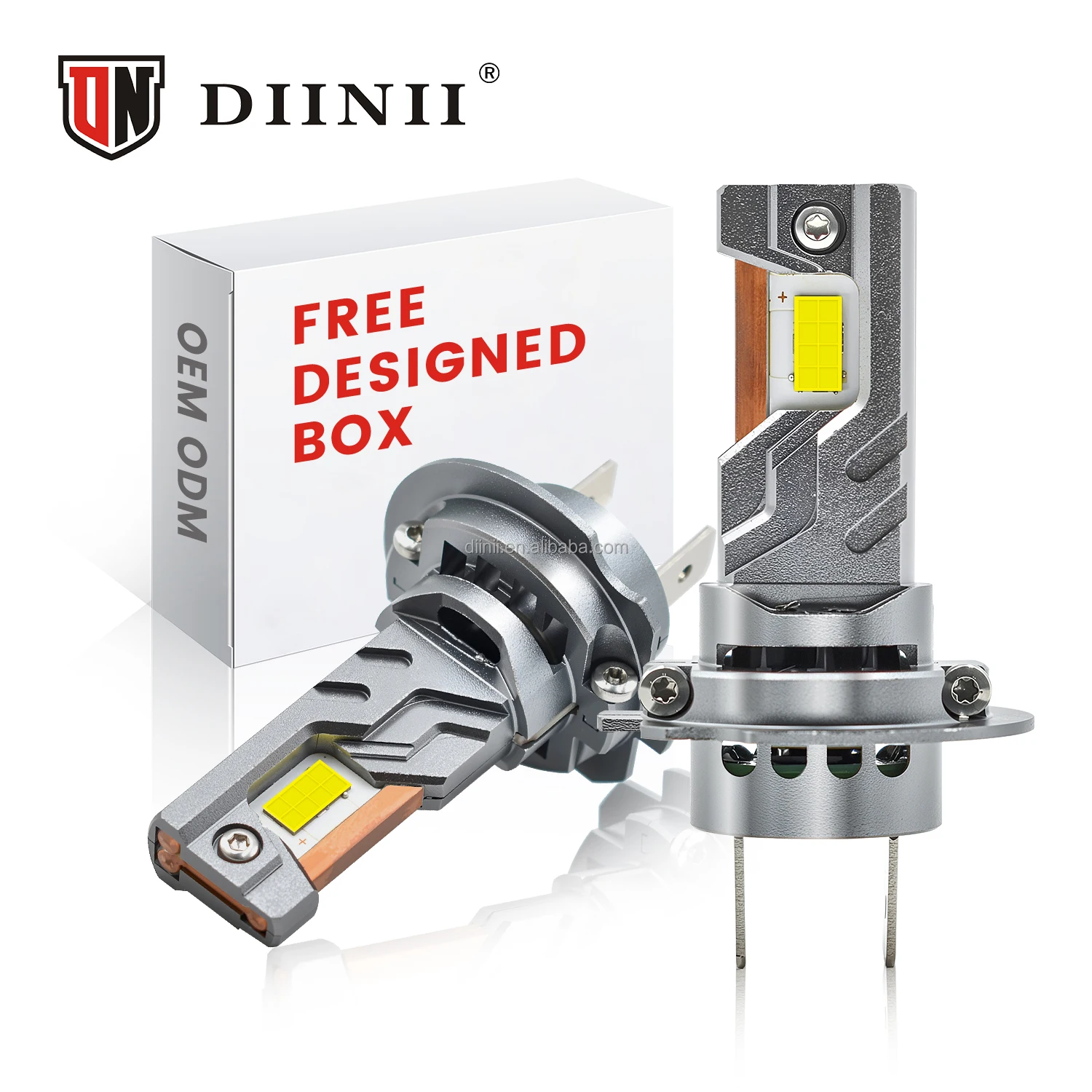 65W F9 Pro CSP Chip LED Headlights Bulb H13 H1 HIR2 9007 H11 for X5 A4 A1 A8 with High-Speed Silent Cool Fan