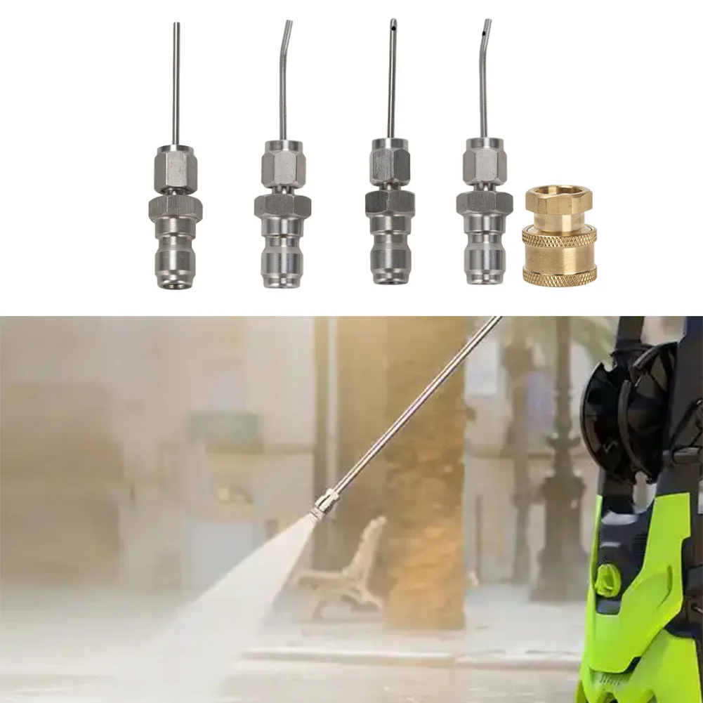 High-pressure Cleaning Nozzle With Female Tips,with A Wide Range Of Applications Garden Power Tool Accessories For Outdoor Garde