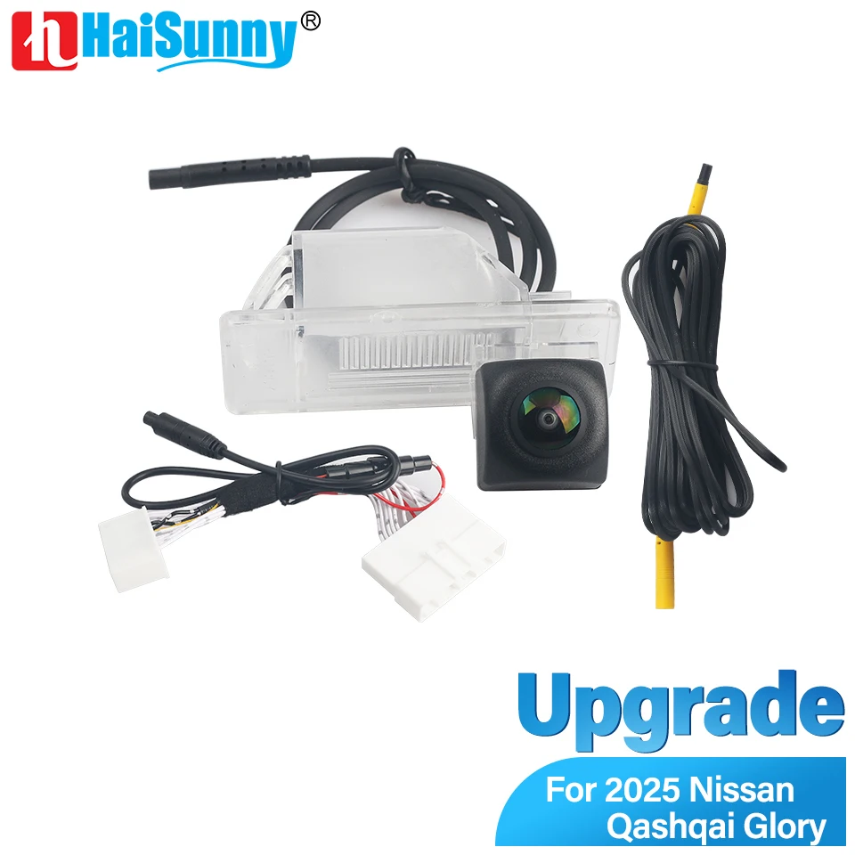 

HD Rear View Camera For 2024 2025 Nissan Qashqai Glory RCA Video Convert Cable Adapter OEM Original Screen Car Reversing