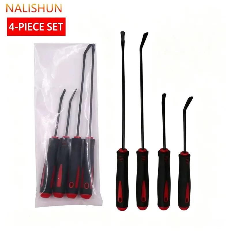 4pcs Oil Seal Puller Oil Seal Remover Pry Bars, Special Tools for Auto Repair, Remove Seals, O-Rings & Spring Retaining Rings