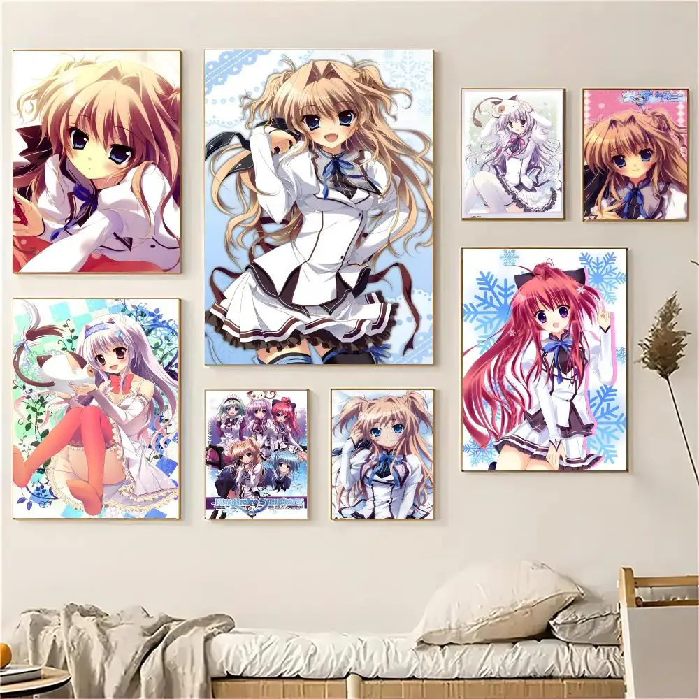 M-Mashiroiro Symphony The Color of Lovers Poster Self-adhesive Decal Living Room Party Bar Decor Moisture-proof Fade-resistant