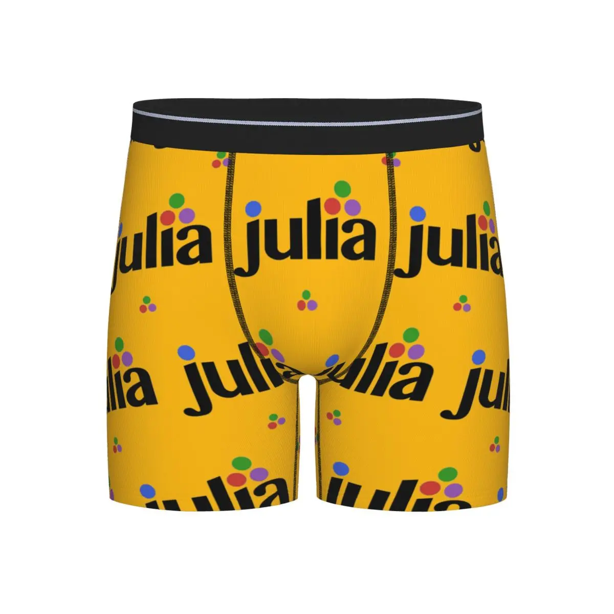 

Длинные трусы-боксеры, шорты Julia Hex с логотипом, мужские мягкие трусы для Homme, мужские подарки бойфренду