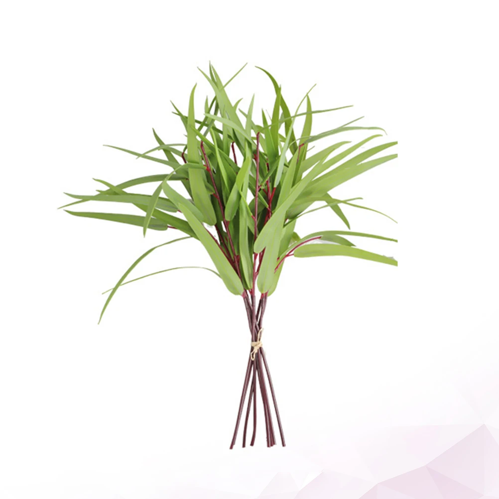 

8pcs Simulated Plant Fake Flowers Faux Artificial Greenery Realistic Shrubs Household Leaves Outdoor Decoration Lifelike