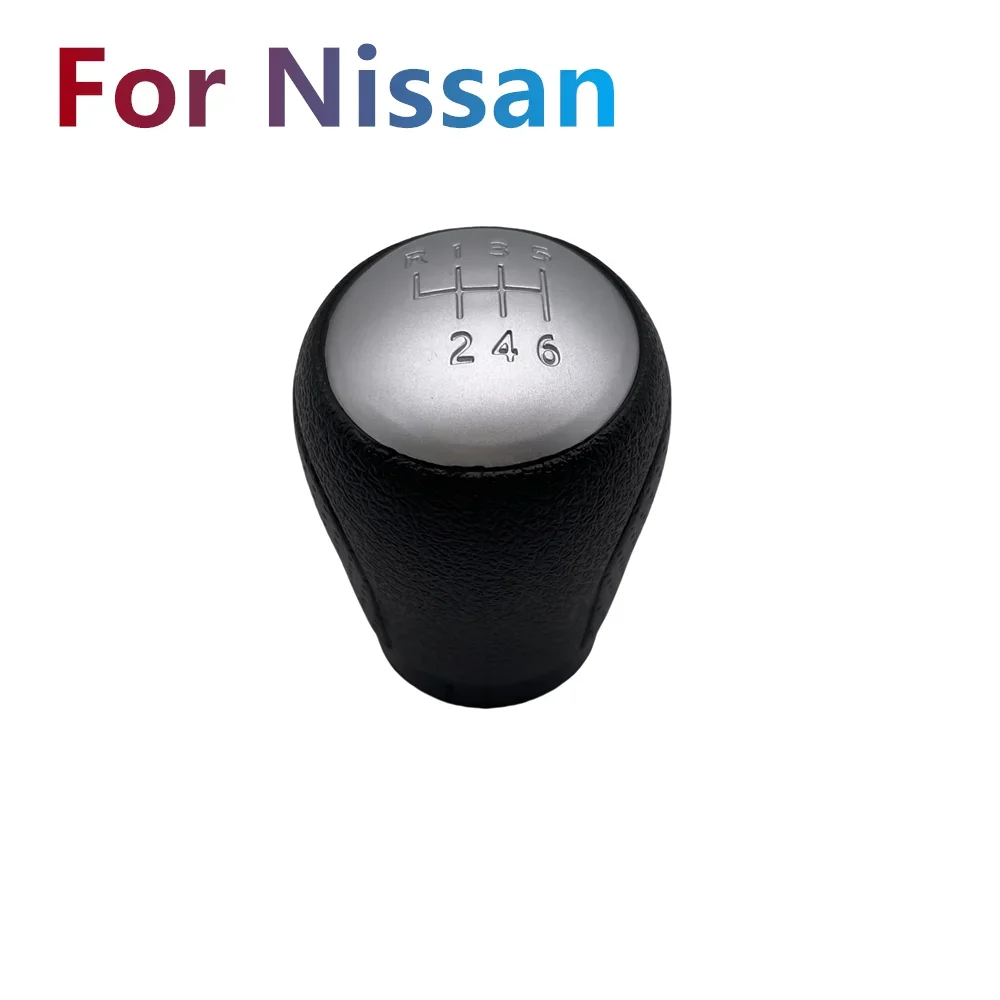 Gear Shift Knob 6 Speed Shifter Lever Pen Handle Replacement For Nissan Qashqai NJ10 Dualis X-Trail JukeF15 2006 - 2019