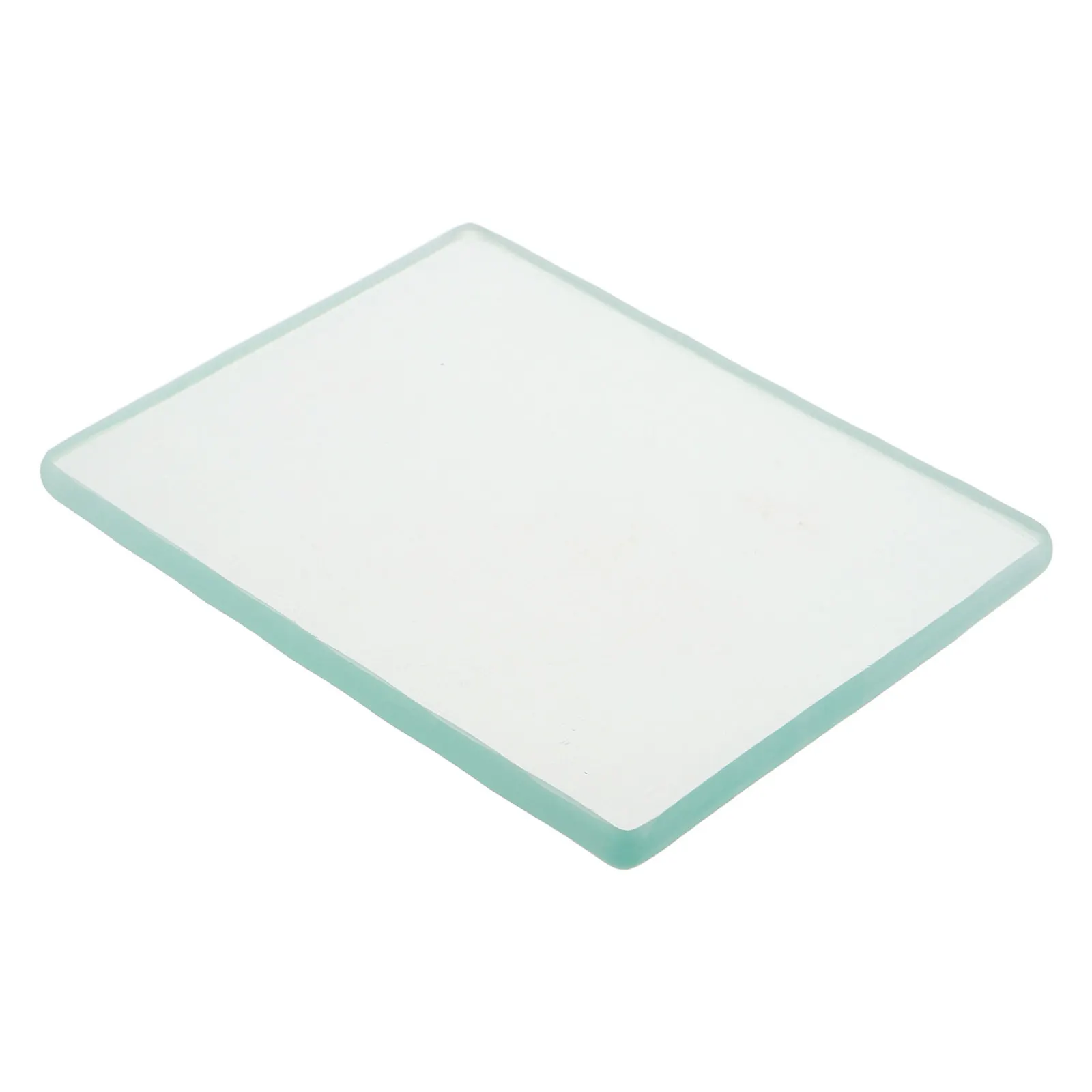 

Tempered Glass Burnishing Tool Rounded Edge Burnisher Plate Leathercraft Glass Slicker Polishing Block DIY