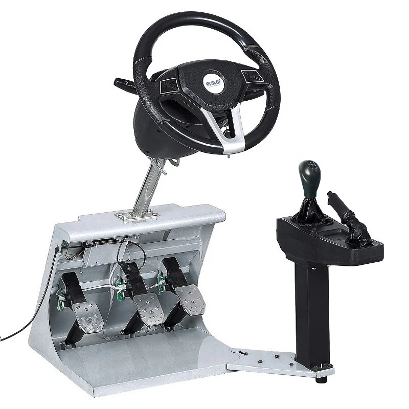 Car driving emulator Learn to drive Simulated driving machine Car training machine Car training game steering wheel
