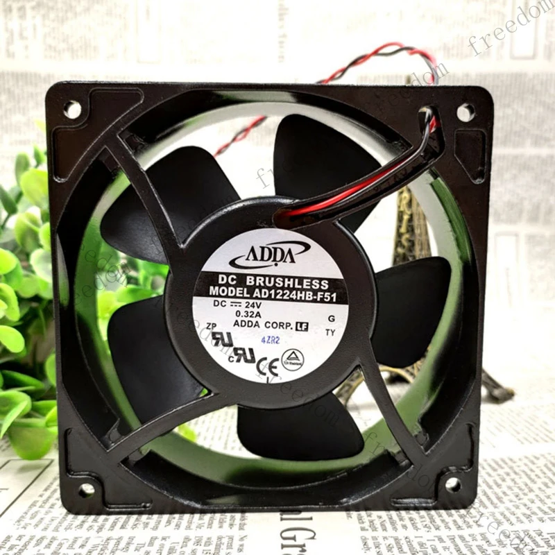 

Новый бесщеточный серверный вентилятор ADDA AD1224HB-F51, 24В, 0.32А, 2-проводной # QW 1 шт.