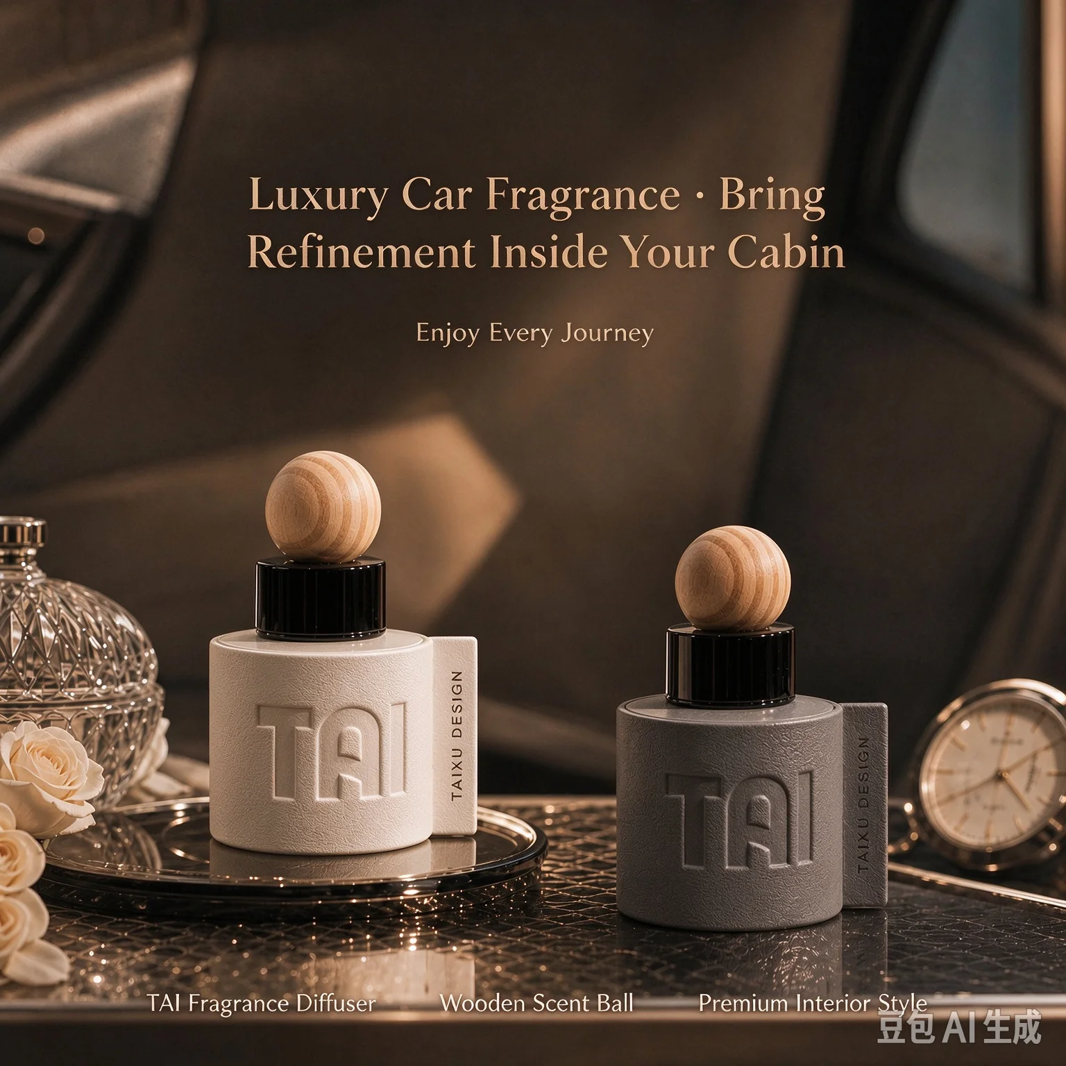 Car Air Freshener Long Lasting Essential Oil Diffuser Flameless Aromatherapy Perfume Deodorant Ornament Gift Factory Direct