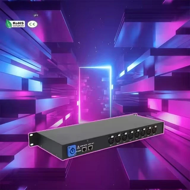 

8-Port Art-Net/DMX to SPI Pixel Controller – Standalone Playback via SD Card for LED Strip