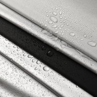 1M 210D Silver Coated Nylon Fabric Waterproof Tear Resistant for Tent Backpack Gear Repair