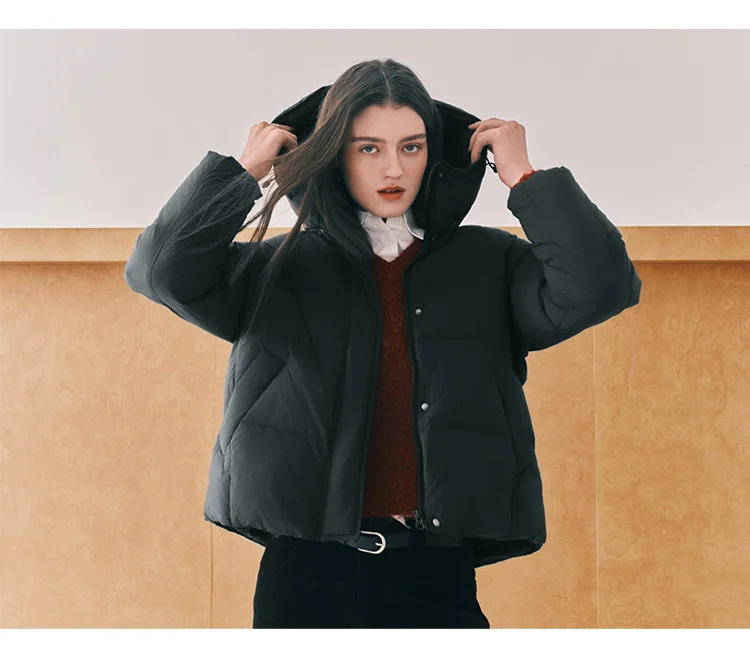 Semir Down Jacket Women Winter 90% Down Loose Raglan Sleeve 2026 New Women's Clothing Coats for Woman