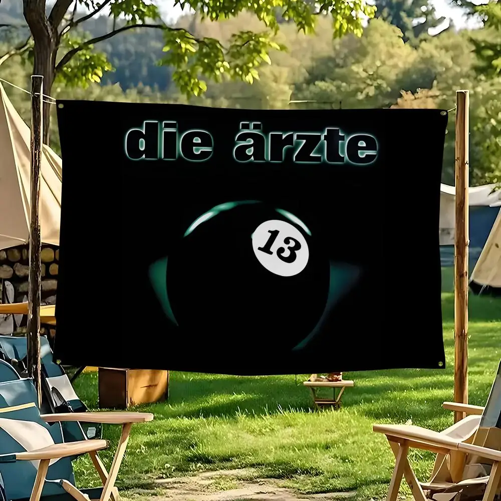 D-Die Arzte Flags Drapeaux pour la chambre, la maison, l'extérieur, à suspendre au mur, impression concert, bannière artistique