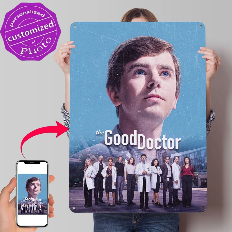 The Good Doctor Tinplate Poster Customized Wall Art Retro Vintage Metal Signs for Fans Setup Decorations Coffee Bar Accessories