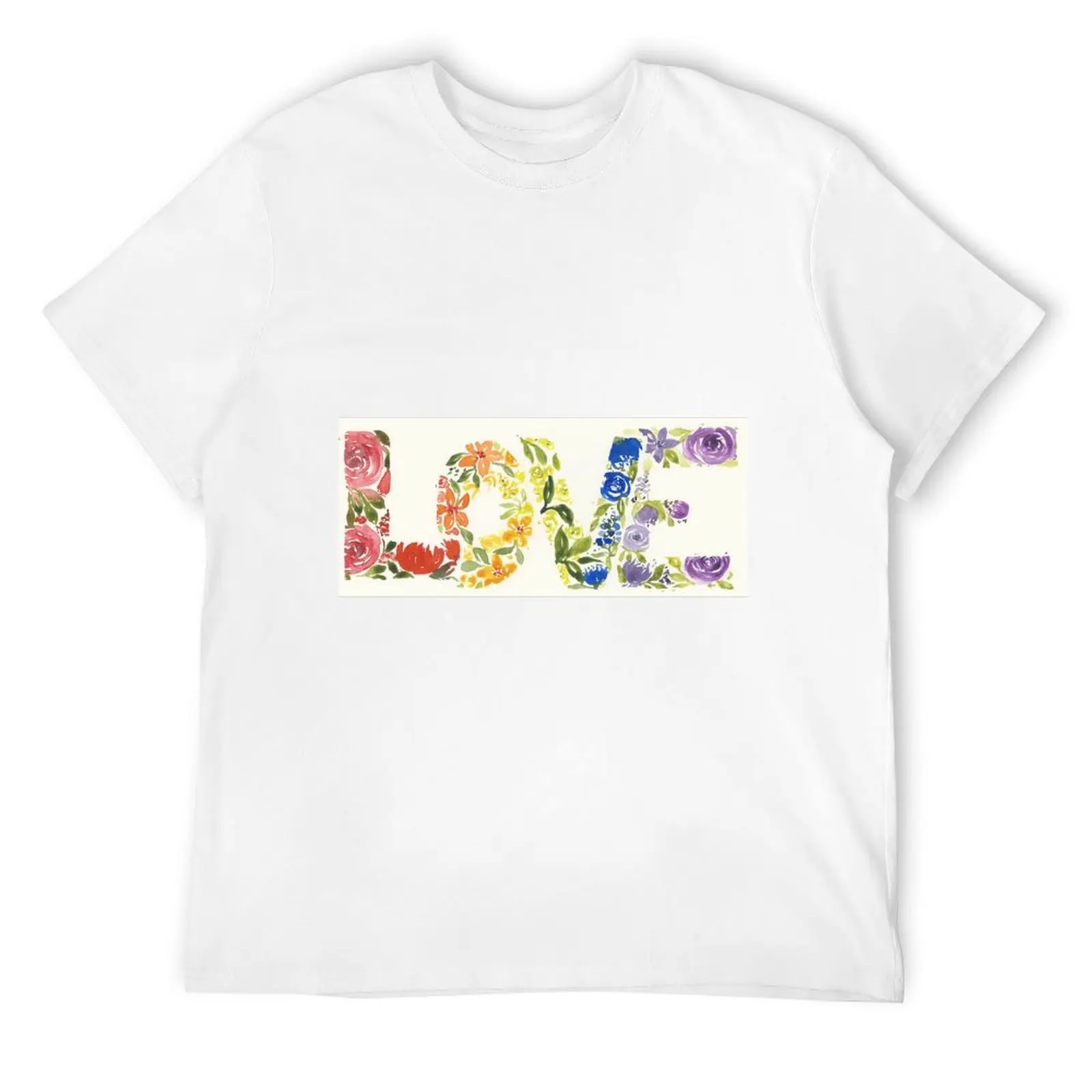 

Pride LOVE in flowers T-Shirt plus sizes graphic tee shirt designer shirts mens shirts graphic tee