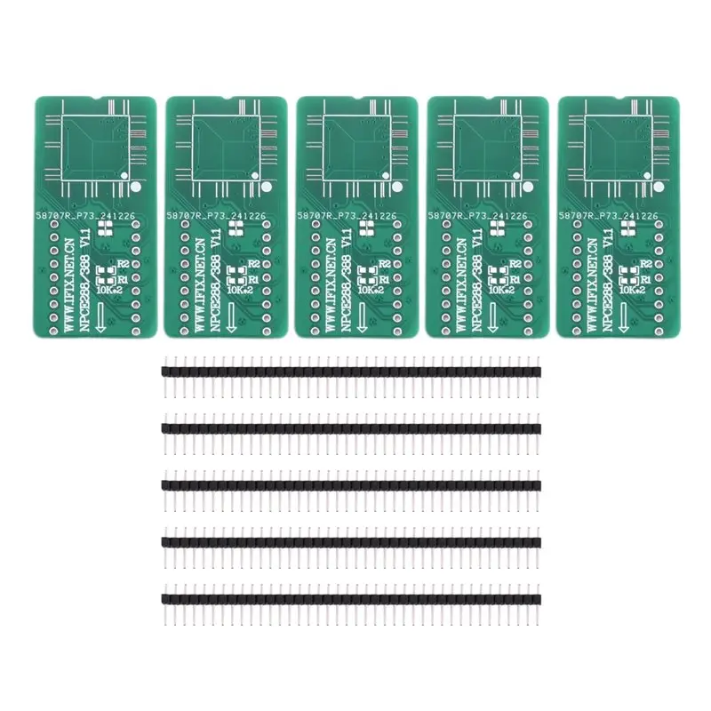 

Комплект из 5 адаптерных плат FEDI NPCE288/NPCE388 для ноутбуков, для чтения/записи данных в режиме автономной работы, с возможностью обновления до RT809H