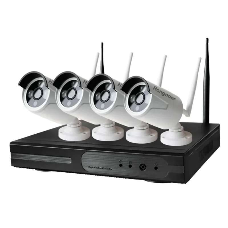 3MP 5MP 4CH CCTV Wireless Camera System Home Security Eseecloud Outdoor Bullet Camera WIFI NVR Kit