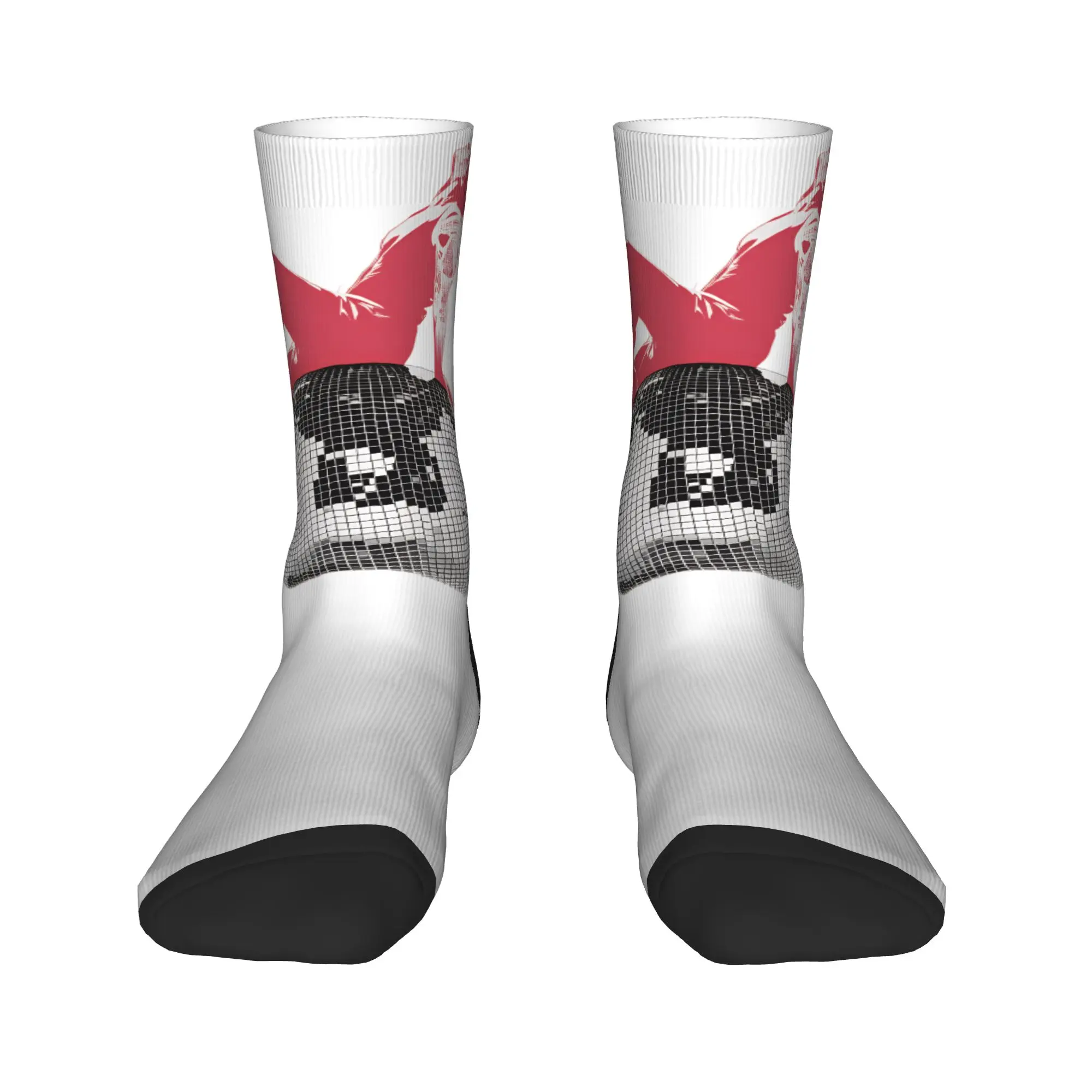 Kiss All the Time Stockings 2026 Music Pattern Elegant Socks Spring Anti Sweat Socks Women Men Climbing Soft Socks