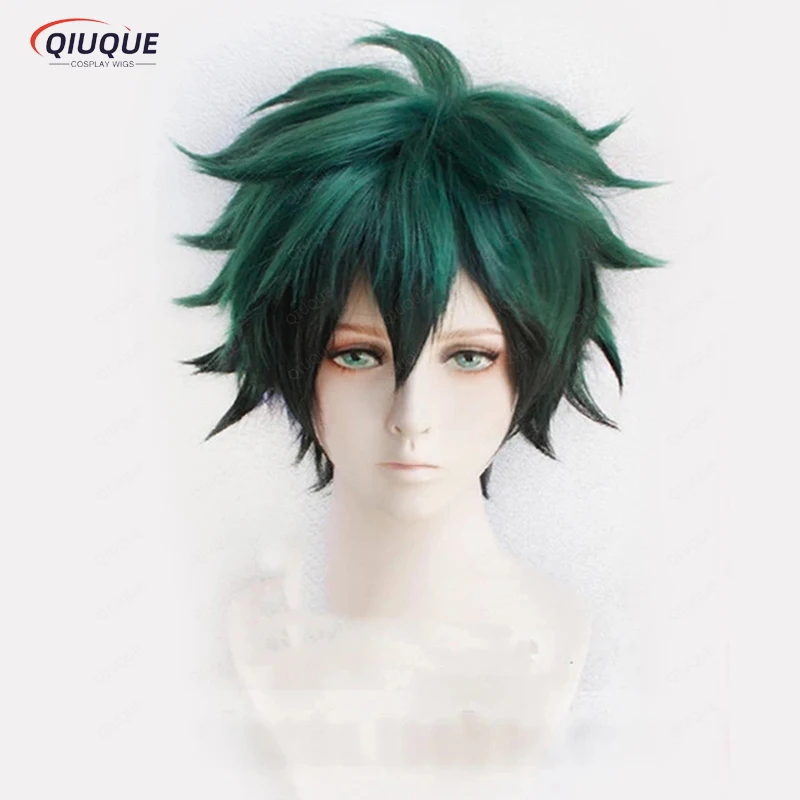 

Anime Cosplay Izuku Midoriya Wig Boku No Hero Academia Academy Cosplay Hair Izuku Midoriya Deku Wigs + Hairnet