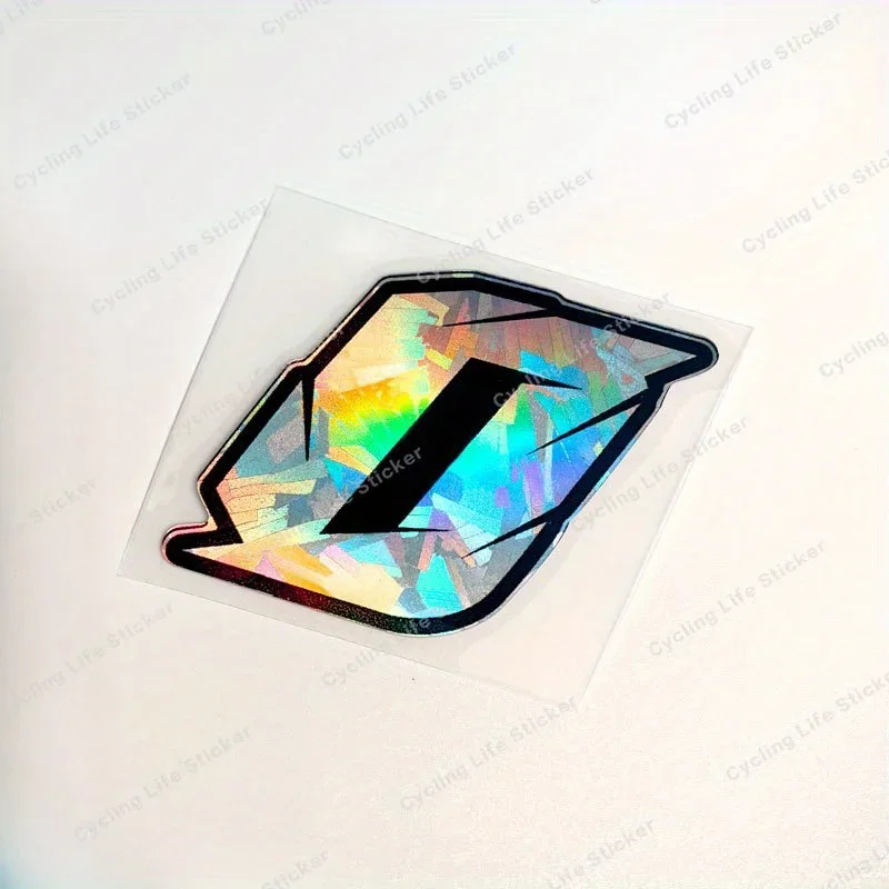 1PC Holographic Number Car Stickers, Colorful 0-9 Digit Decals for Car Body/Window, Add Racing Vibe to Your Automobile