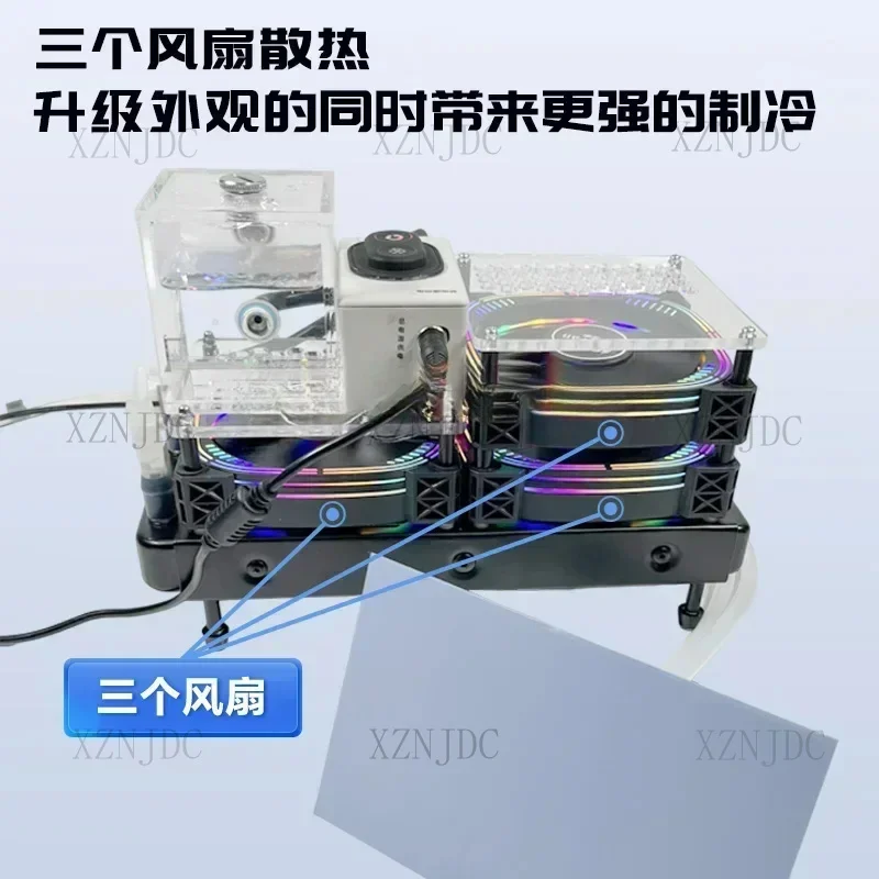 Tablet Ponsel Radiator Berpendingin Air Semikonduktor Magnetik Universal Berlaku untuk Game Seluler Periferal Giroskop