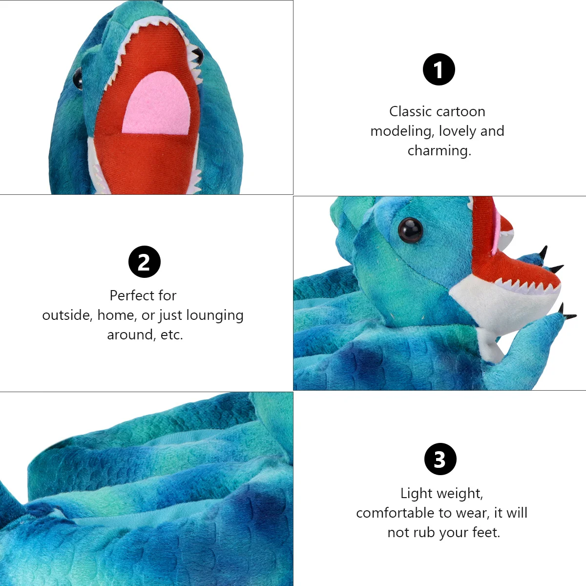 

1Pair Winter Cotton Slippers Warm Soft Indoor Home Shoes Breathable Lightweight Comfortable Footwear Cartoon Style