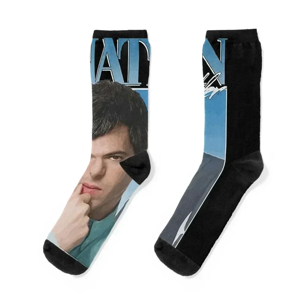 

Nathan Fielder 90s Vintage Classic Socks Non-slip Men's Novelties gift Socks Man Women's loose gift cotton Socks Women Men's