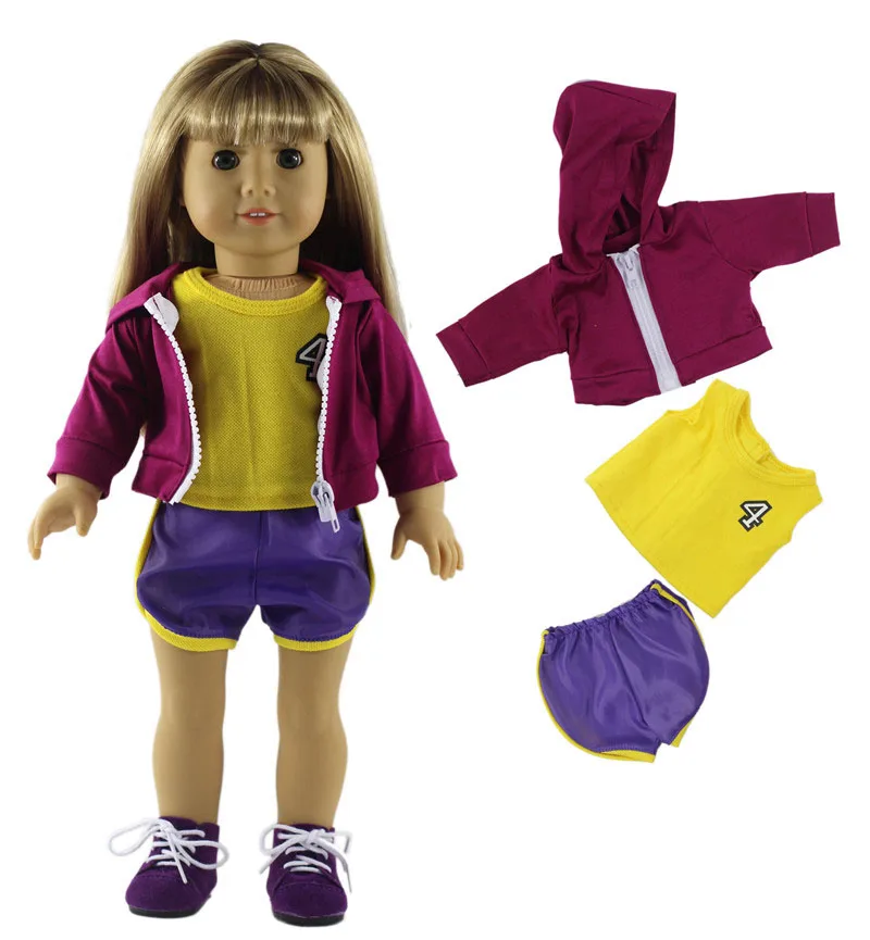 1 set schöne Freizeit kleidung Puppen kleidung für 18 Zoll amerikanische Puppe viele Stil für Wahl a90 – Detail 18
