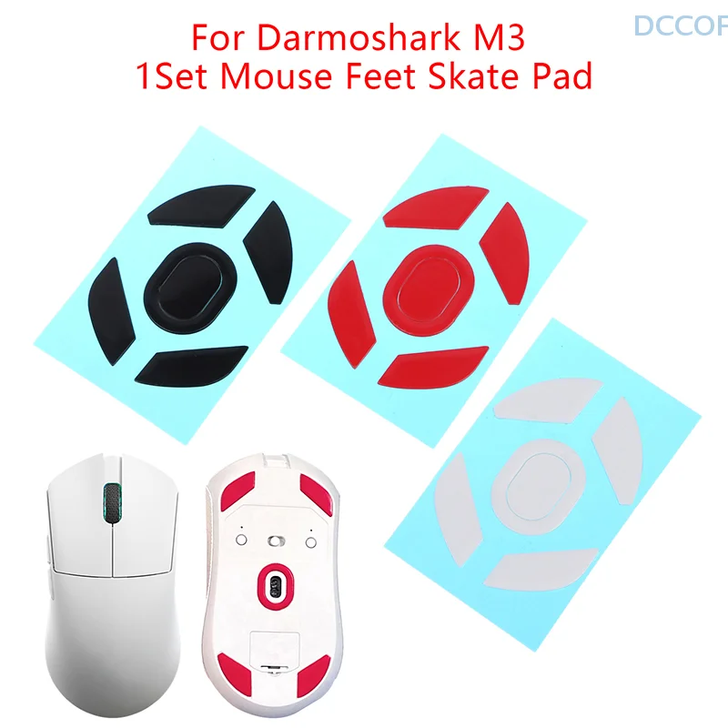 1Set Mouse Feet Mouse Skate for Darmoshark M3 Speed Control Mouse Glides Curve Edge Mouse Foot Stickers