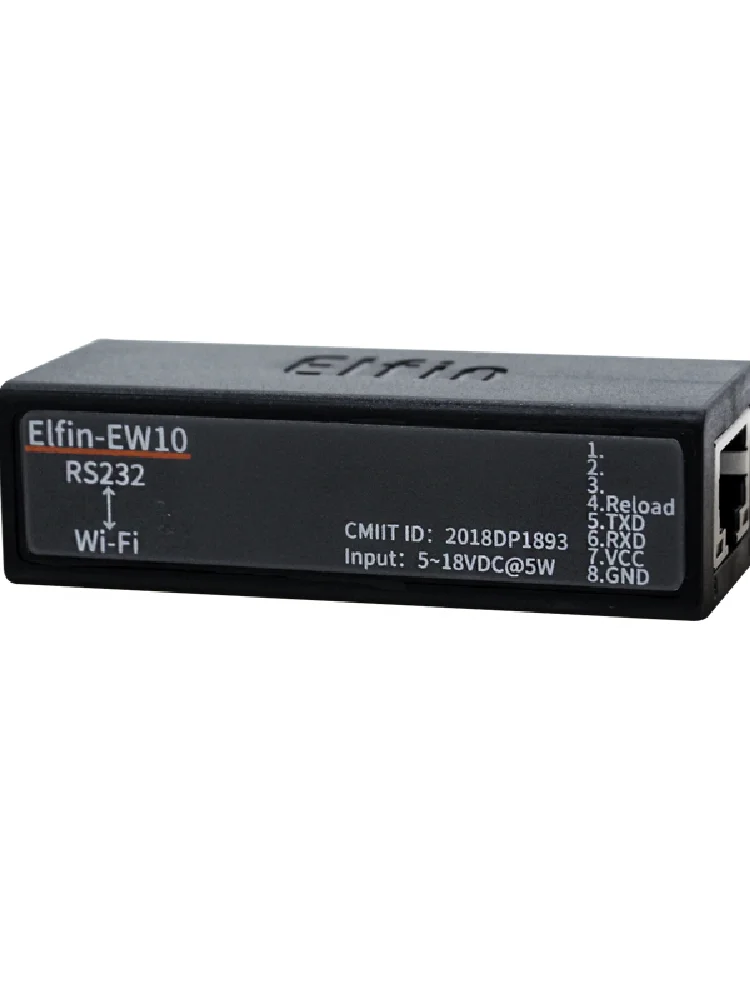 Port szeregowy RS232 do urządzenia Wi-Fi konwerter serwera Elfin-EW10 EW10A obsługuje Transfer konwerter danych TCP/IP Telnet Modbus IOT — zdjęcie 2