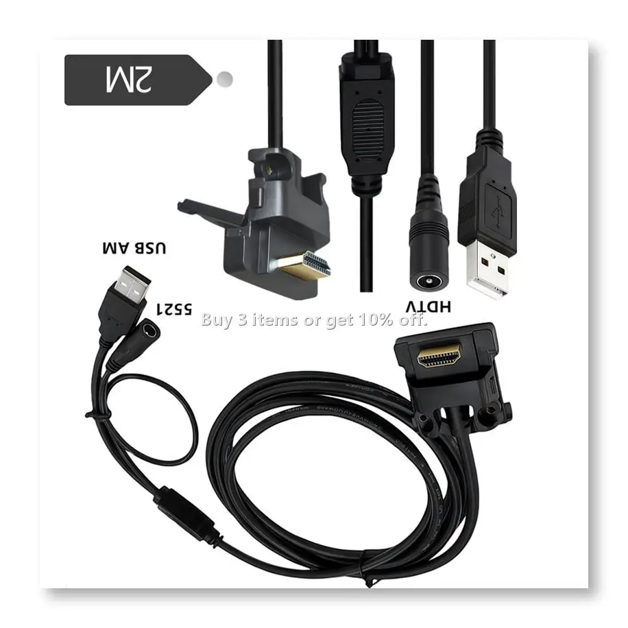 ◉2M USB Cable for IPP3320 IPP350 ISS250 296100039 POS Credit Card Terminal USB2.0 AM 5512 to HDTV Cable