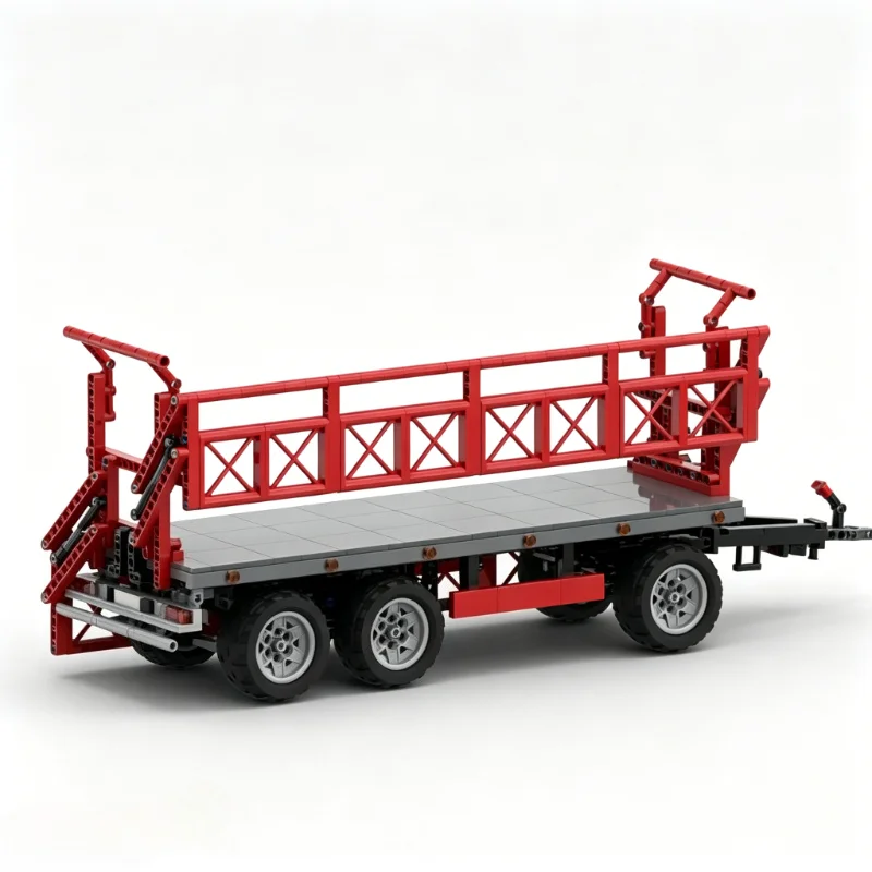 1026 PCS Bale Trailer for Claas 42054 Xerion Technic Building Blocks Model Custom Puzzle DIY MOC Assembly Educational Toy Gift