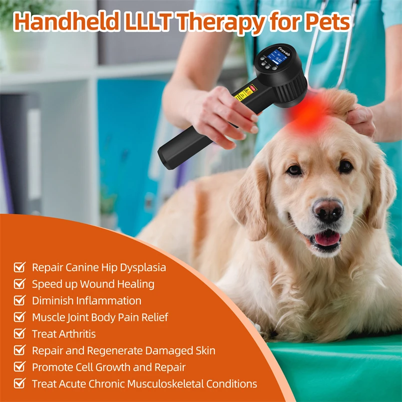 Powerful 25 Diodes Cold Laser Vet Level 4 Laser Therapy Red Laser Light Therapy Humans Knee Back Muscle Aches Equine Dogs