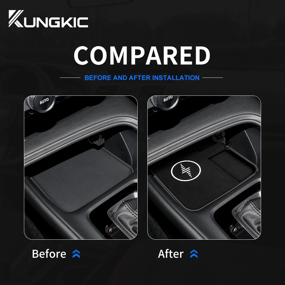 15W Car Wireless Holder Charger Board for Honda VEZEL/XRV 2021 2022 2023 Mobile Phone Fast Charging Original Car Moulding