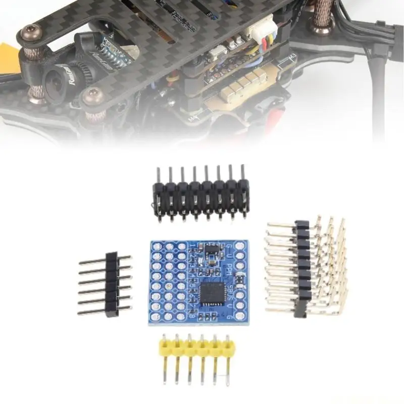 E56B 8CH Receiver PWM PPM SBUS 32bit Encoders Conversion Module Converter Input 3.3-20V
