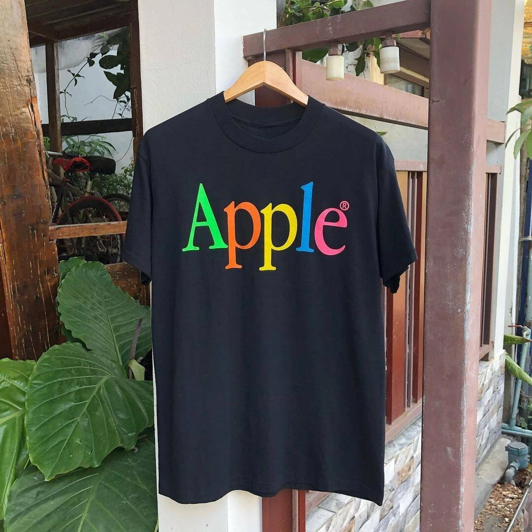 Small-scale Minimalist Letter Print Short-sleeved Men's and Women's Casual High Street Loose-fitting Pure Cotton T-shirt